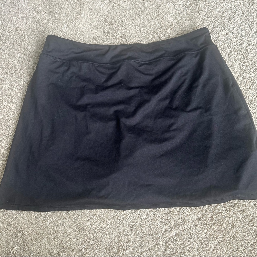 Tranquility by Colorado Clothing Womens Athletic Skort Black Pull On - Size XL - Picture 4 of 7
